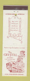 Matchbook Cover - Crystal Restaurant Keene NH