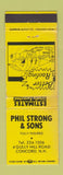 Matchbook Cover - Phil Strong Roofing Concord NH WEAR