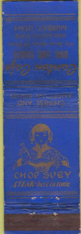 Matchbook Cover - Canton Cafe Murray UT girlie Merchants WEAR