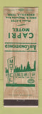 Matchbook Cover - Capri Motel Knoxville TN