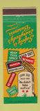 Matchbook Cover - Safety Read Signs John Doe 1951