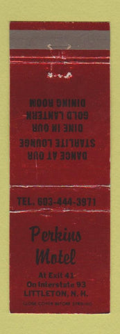 Matchbook Cover - Perkins Motel Littleton NH WEAR
