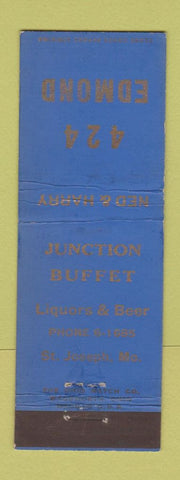 Matchbook Cover - Junction Buffet St Joseph MO