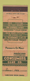 Matchbook Cover - Consumers Glue Kansas City St Louis MO WEAR