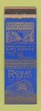 Matchbook Cover - Royal Hotel Sickel's Cafe Excelsior Springs MO WORN