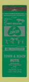 Matchbook Cover - Towne & Beach Motel Hampton NH