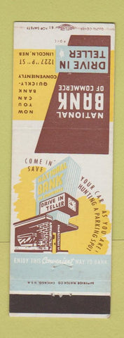 Matchbook Cover - National Bank of Commerce Lincoln NE