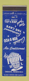 Matchbook Cover - Hill Hotel Omaha NE