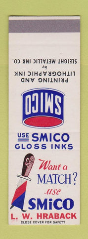 Matchbook Cover - Smico Gloss Inks  SAMPLE