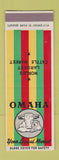Matchbook Cover - Omaha NE Nebraska Cattle Market SAMPLE
