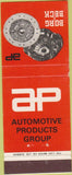 Matchbook Cover - Borg Beck Auto Parts Durban