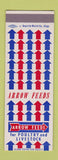 Matchbook Cover - Arrow Feeds Livestock Poultry SAMPLE