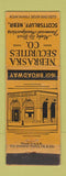 Matchbook Cover - Nebraska Securities Scottsbluff NE WEAR