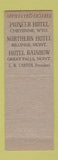 Matchbook Cover - Carter Hotel Hastings NE