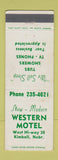 Matchbook Cover - Western Motel Kimball NE