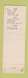 Matchbook Cover - Shady Rest Motel Oshkosh NE WEAR