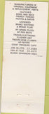 Matchbook Cover - AP Auto Products Durban