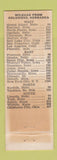 Matchbook Cover - Edgetowne Motel Columbus NE WEAR