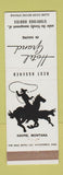Matchbook Cover - Hotel Grand Havre MT