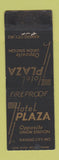 Matchbook Cover - Hotel Plaza Kansas City MO WORN