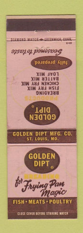 Matchbook Cover - Golden Dipt Breading St Louis MO