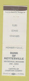 Matchbook Cover - Bank of Keytesville MO