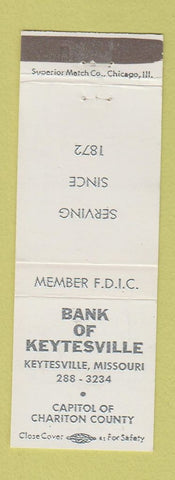 Matchbook Cover - Bank of Keytesville MO
