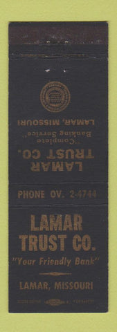 Matchbook Cover - Lamar Trust Bank Lamar MO