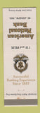 Matchbook Cover - American National Bank St Joseph MO