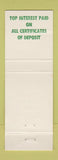 Matchbook Cover - Palmyra State Bank Palmyra MO