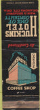 Matchbook Cover - Huckins Hotel Oklahoma City OK WEAR