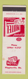 Matchbook Cover - Park Lane Motel Higginsville MO WEAR