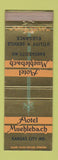 Matchbook Cover - Hotel Muehlebach Kansas City MO