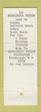 Matchbook Cover - Monadnock Region Association NH New Hampshire Peterborough