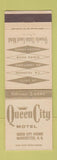 Matchbook Cover - Queen City Motel Manchester NH
