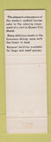 Matchbook Cover - Queen City Motel Manchester NH