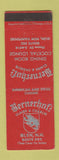 Matchbook Cover - Bernerhof Inn Glen NH WEAR