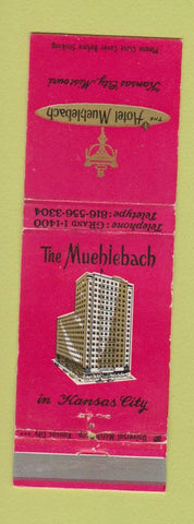 Matchbook Cover - Hotel Muehlebach Kansas City MO