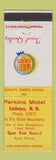 Matchbook Cover - Perkins Motel Littleton NH Quality Courts DD Bean MISCUT