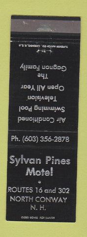 Matchbook Cover - Sylvan Pines Motel North Conway NH