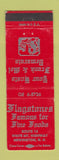 Matchbook Cover - Flagstones Restaurant Newington NH WEAR #2