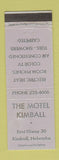 Matchbook Cover - Motel Kimball NE