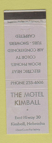 Matchbook Cover - Motel Kimball NE