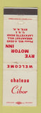Matchbook Cover - Rye Motor Inn Rye NH
