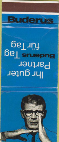Matchbook Cover - Ihr Guter Partner Buderus Tag Fur Tag matchbox