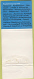 Matchbook Cover - Ihr Guter Partner Buderus Tag Fur Tag matchbox