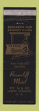 Matchbook Cover - Briarcliff Motel North Conway NH WEAR