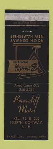 Matchbook Cover - Briarcliff Motel North Conway NH WEAR