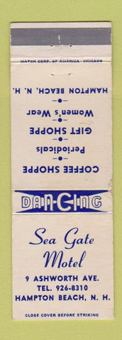 Matchbook Cover - Sea Gate Motel Hampton Beach NH