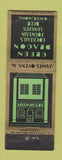 Matchbook Cover - Green Dragon Restaurant Baker MT deco WEAR